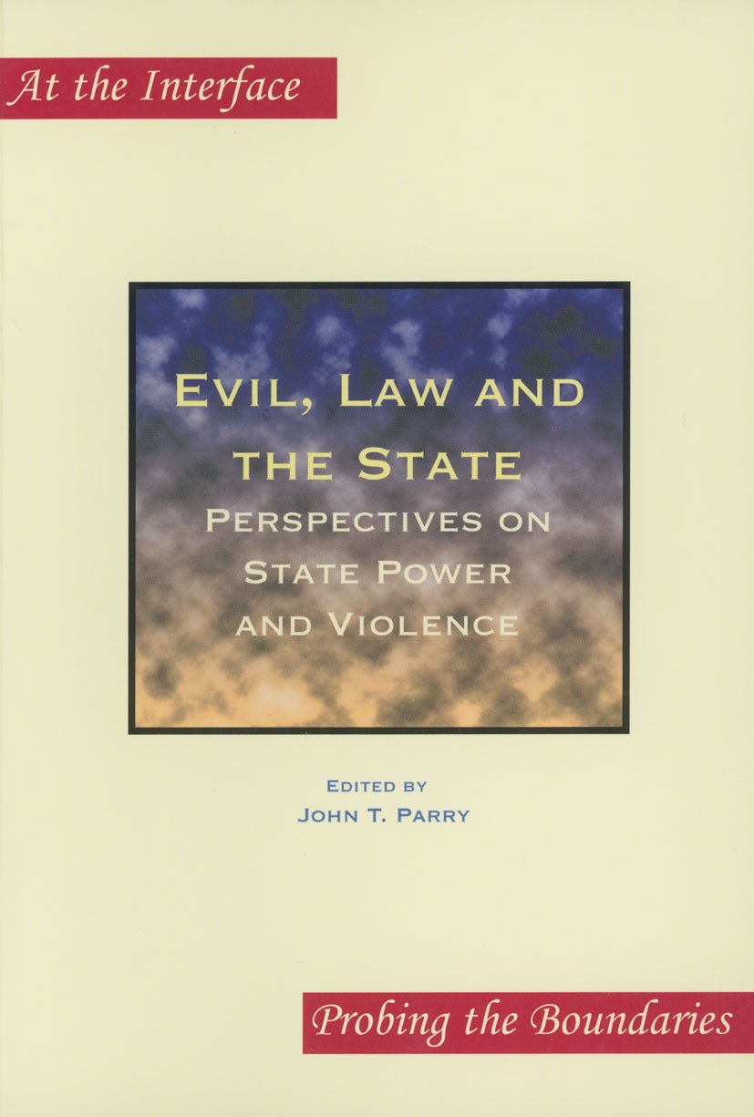 Book cover image for Evil, Law and the State ISBN: 9789042017481